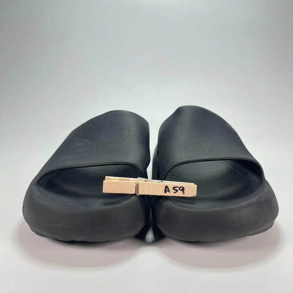 Skechers Foamies Arch Fit Horizon Black Lightweight Slide Sandals Men's Size 8